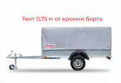 Тент для прицепа Уралец 2013 Н75